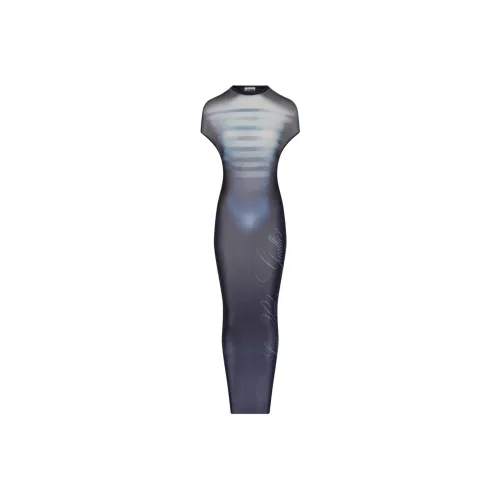 Jean Paul Gaultier Короткий рукав Платье Женское Темно-синий