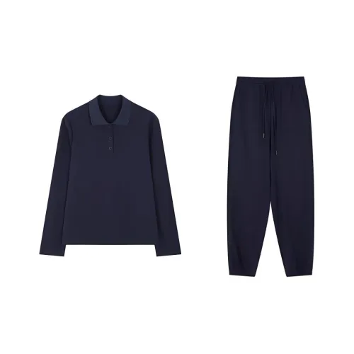 Mo Han Yi Mei Повседневный костюм женский темно-синий