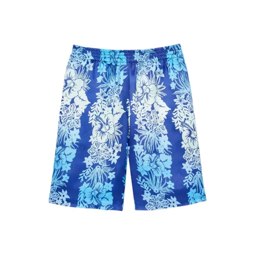 Sandro Printed Бермуды Повседневные Шорты Женские Королевский Синий