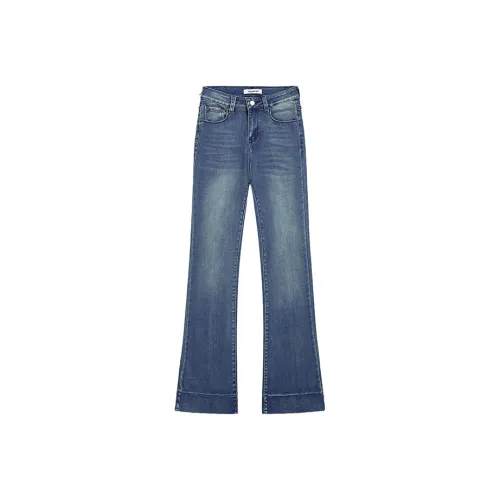 PASSCODIO Синие Женские Джинсы