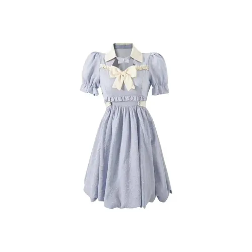 KYKW Короткий рукав Платье Женское