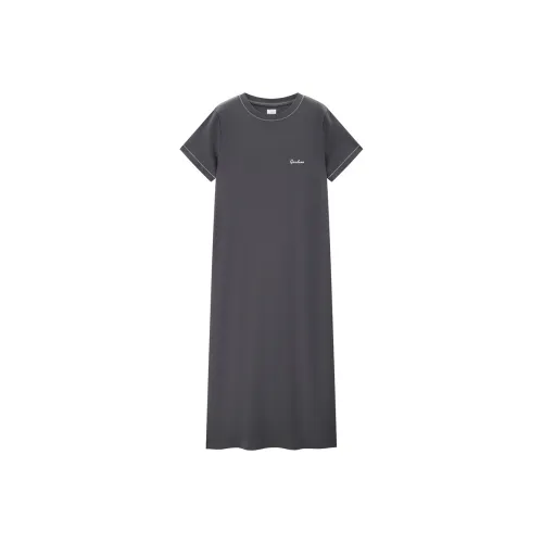 Giordano Короткий рукав Платье Женское