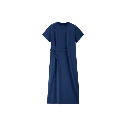 Giordano Короткий рукав Платье Женское