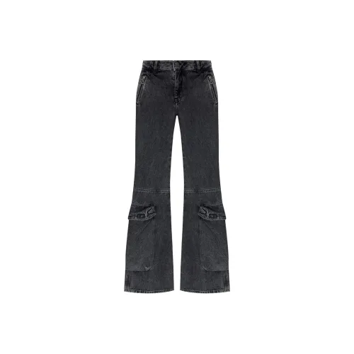 DIESEL Серые Женские Джинсы