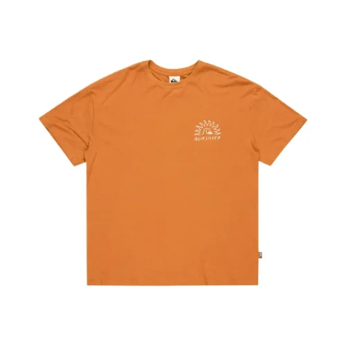 Quiksilver T-Shirt Мужская Темно-Желтая