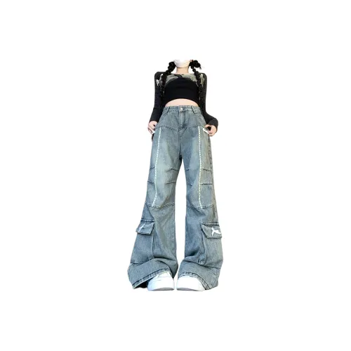 YEARNED Синие Женские Джинсы