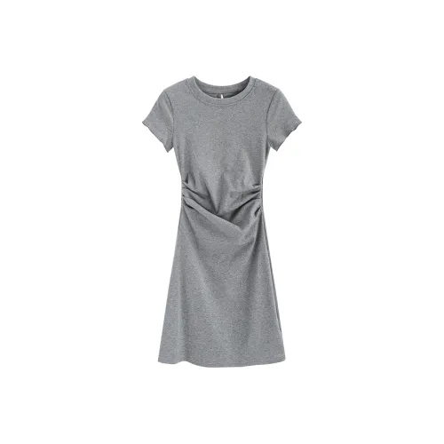 DGMZ Короткий рукав Платье Женское