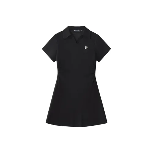 FILA FUSION FUSIONEERFUSION LIFE Короткий рукав Платье Женское Черное BК
