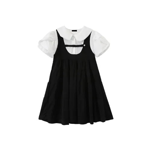 JOSR Black Женские Короткие Платья с Рукавами