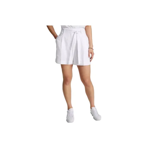 Tommy Hilfiger FW23 Высокая талия пояс бермуды короткие брюки шорты повседневные шорты женский белый