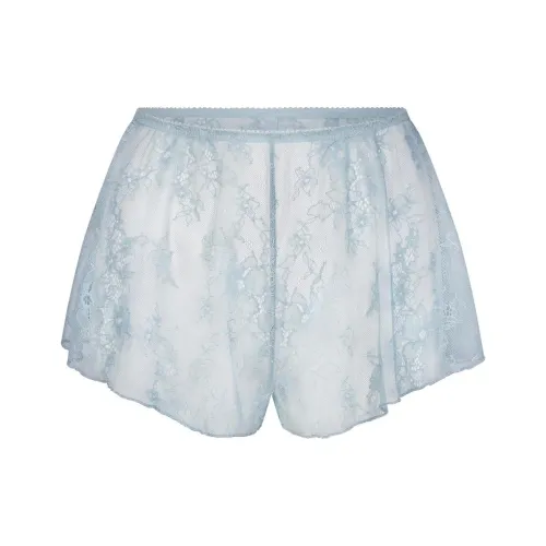 SKIMS Ультра Fine Lace TAP Короткие Повседневные Шорты Женские Деним Denim