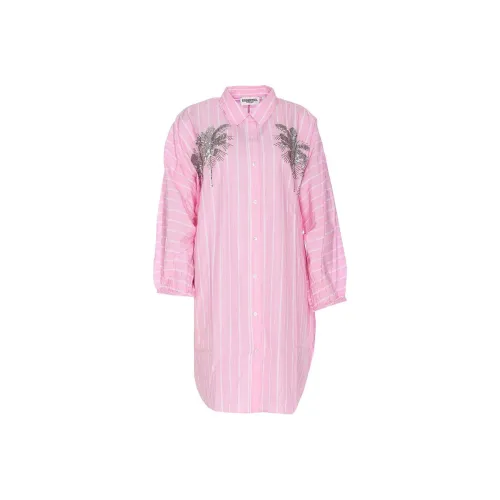 Essentiel Antwerp Розовые Женские Длинные Платья с Рукавами
