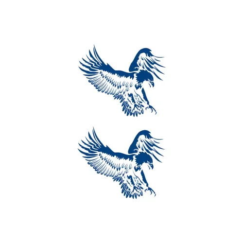 LIEJI Водонепроницаемый и Потоустойчивый Не Светоотражающий Сокол Травяной Татуировка Наклейка