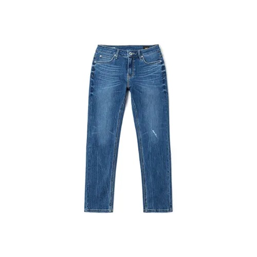 Lee SS25 Джинсы Женские Средне-Темно-Синий