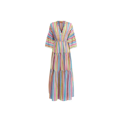 Missoni Многоцветные Женские Длинные Платья с Рукавами