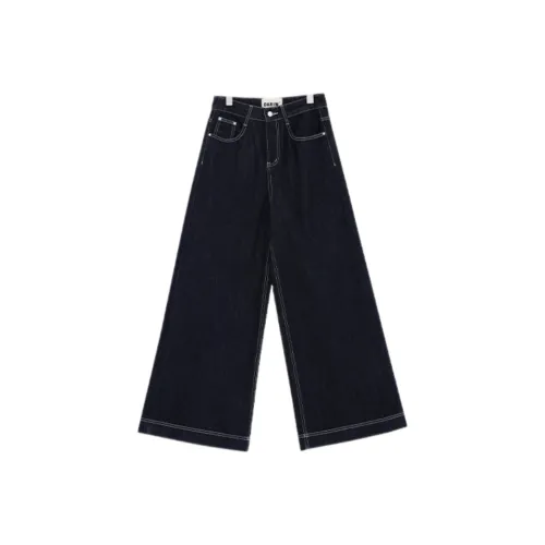 YICHEN Темно-синие Женские Джинсы