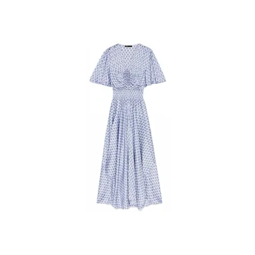 Maje Янтарный Женские Короткие Платья с Рукавами