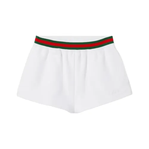 GUCCI Повседневные шорты Женские Белые
