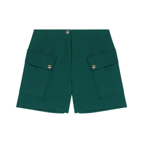 Maje Повседневные шорты женские зеленые