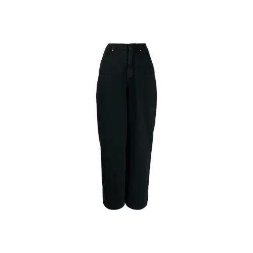 MM6 Maison Margiela Женские джинсы черного цвета