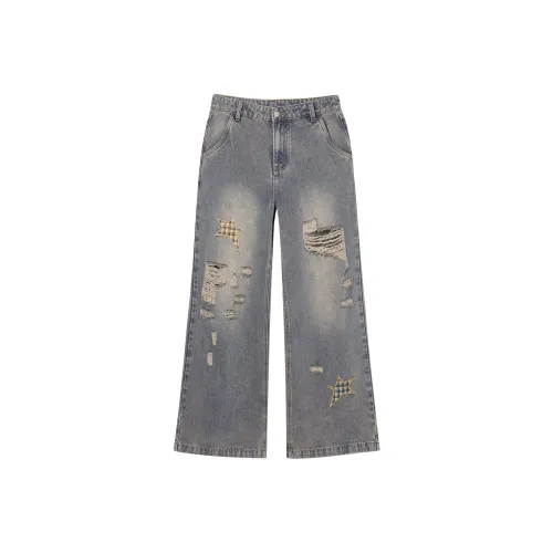 I'M ONE Винтажный деним синий Женские джинсы