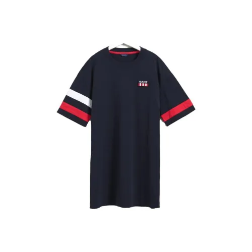 GANT Ночной синий Женские Платья с коротким рукавом