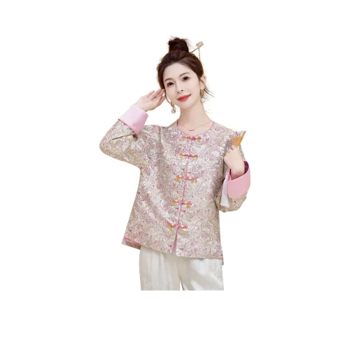 MJ Розовое женское короткое пальто