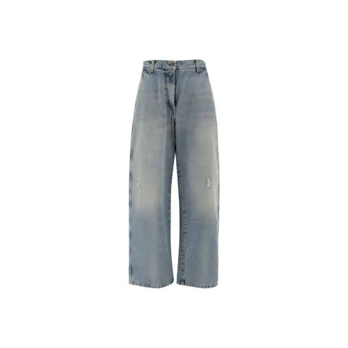 PALM ANGELS Светло-синие Женские Джинсы