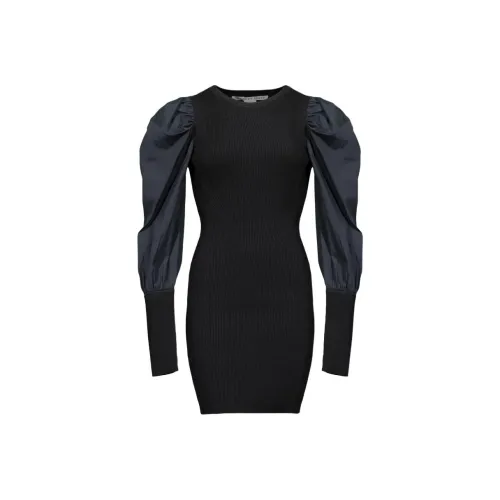 Veronica Beard Длинное платье с длинными рукавами женское черное