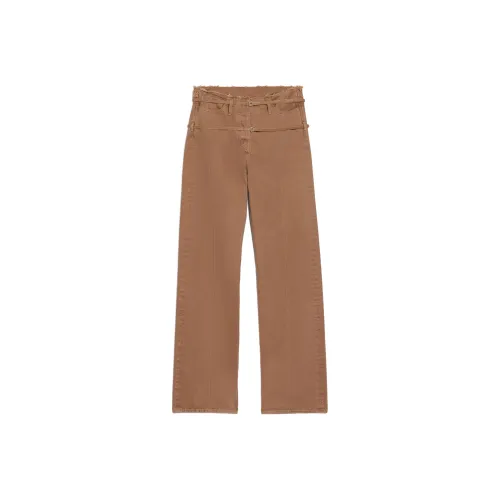 Jacquemus Бежевые Женские Джинсы