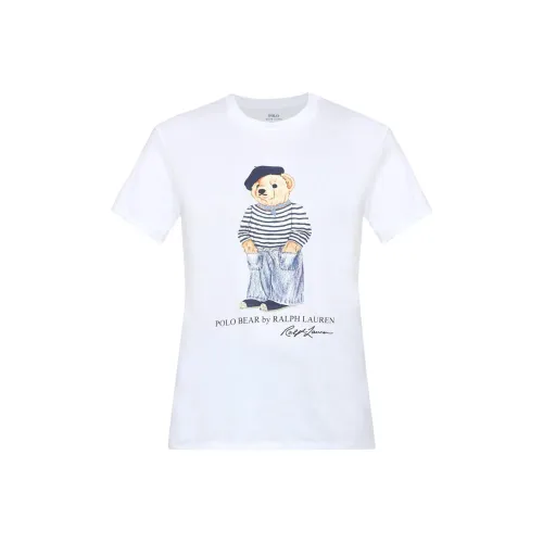 Polo Ralph Lauren Стандартная футболка белый цвет для женщин