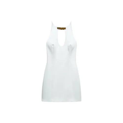 ZARA Белые Женские Платья без рукавов
