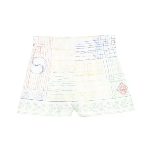 CASABLANCA Повседневные шорты Женские Белые