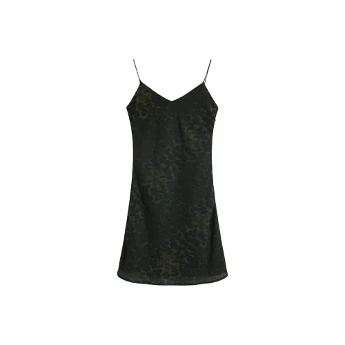 PASSCODIO Slip Платье Женское с леопардовым принтом