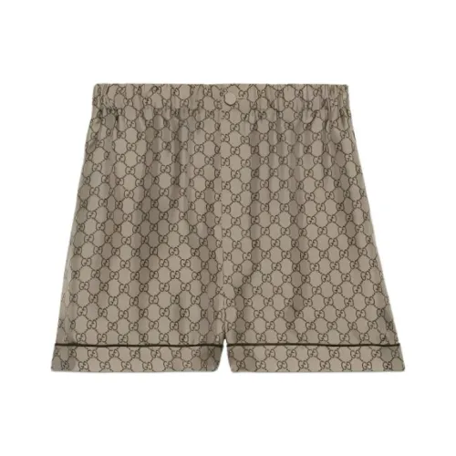 GUCCI SS24 Повседневные шорты Женские Бежевые