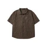 Винтажный кофейный плед