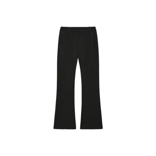 FILA Вязаные тренировочные брюки женские глубокий черный BK