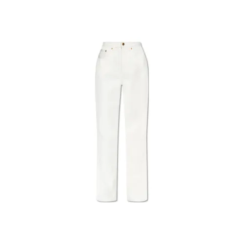 TORY BURCH SS23 Джинсы Женские Белые
