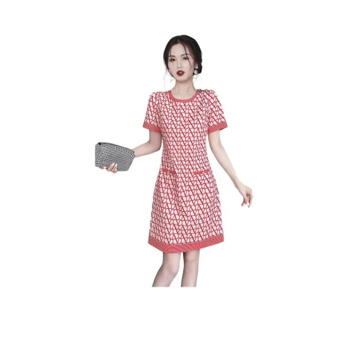 Daisy Короткий рукав Платье Женское Многоцветное