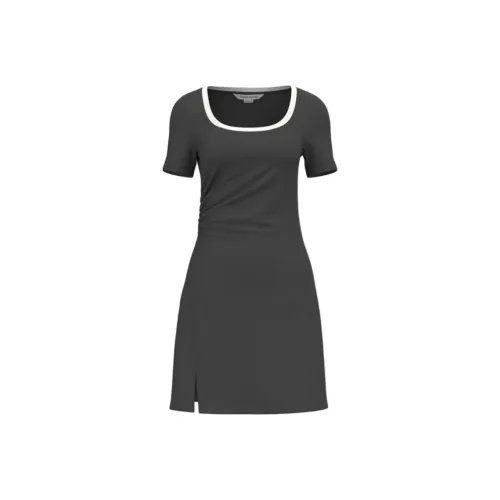 URBAN REVIVO Короткое платье с короткими рукавами женское