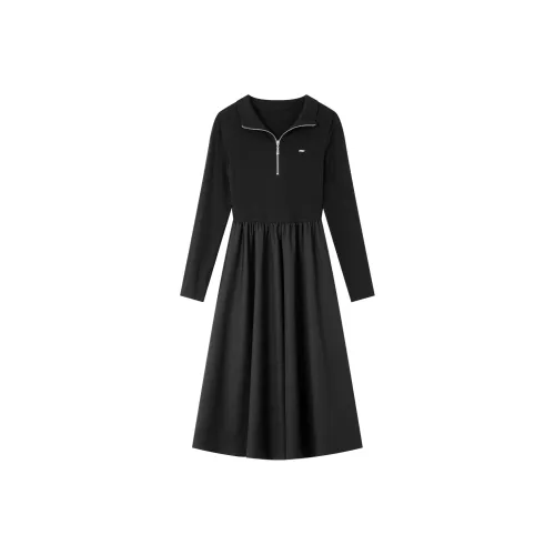 VIMLY Длинное платье с длинными рукавами женское