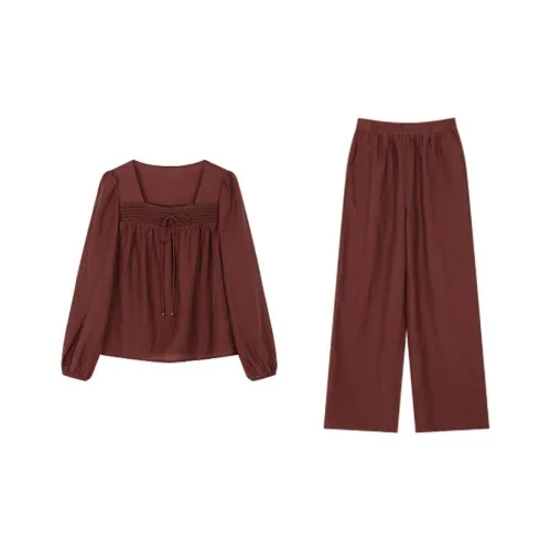 Mo Han Yi Mei Повседневный костюм женский красный