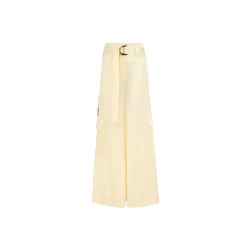 Zimmermann SS25 Карго Брюки Женские Желтые