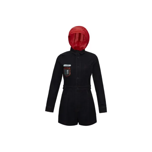 TOREAD Комбинезон Женский Джинсовый Синий