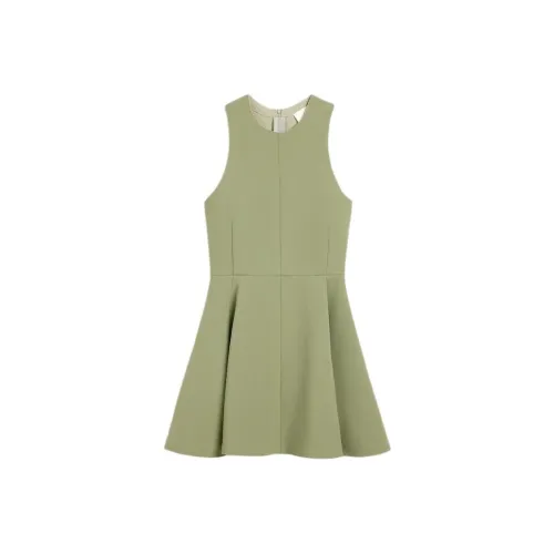 AMIPARIS Без рукавов Платье Женское Оливково-зеленый