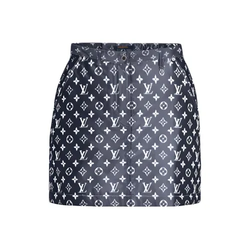 LOUIS VUITTON Новые ежеквартальные продукты LV Повседневные короткие юбки Женские Черный