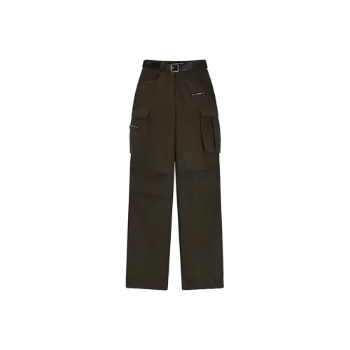 GTLA Карго Брюки Женские Кофейного цвета