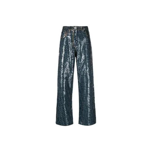 MSGM Синие Женские Джинсы