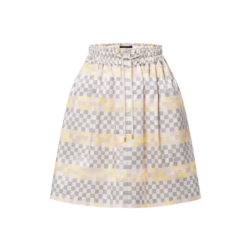 LOUIS VUITTON SS22 Повседневные короткие юбки Женские Розовый