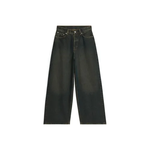 ARKET Темно-синие Женские Джинсы